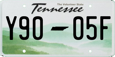 TN license plate Y9005F