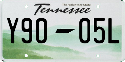 TN license plate Y9005L