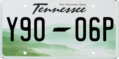 TN license plate Y9006P