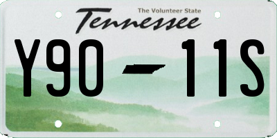TN license plate Y9011S