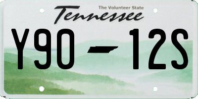 TN license plate Y9012S