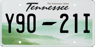 TN license plate Y9021I