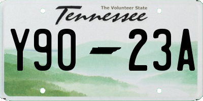 TN license plate Y9023A