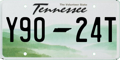 TN license plate Y9024T