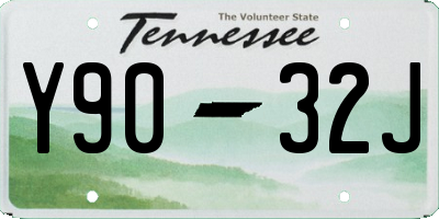 TN license plate Y9032J