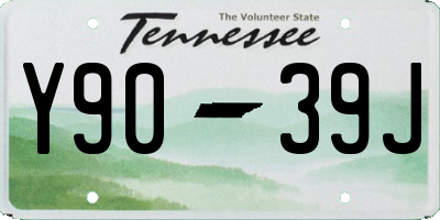 TN license plate Y9039J