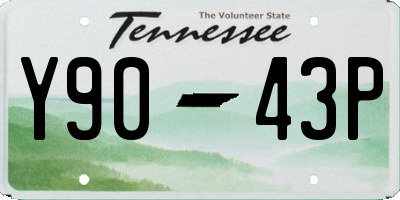 TN license plate Y9043P