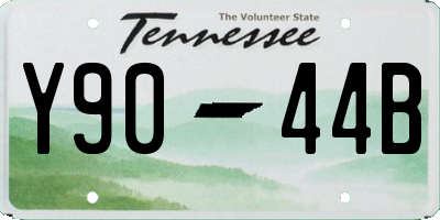 TN license plate Y9044B