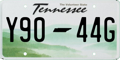 TN license plate Y9044G