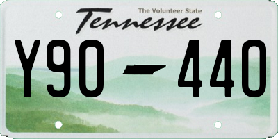 TN license plate Y9044O