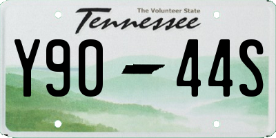 TN license plate Y9044S