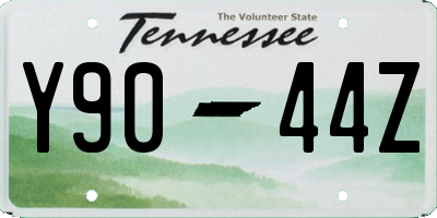 TN license plate Y9044Z