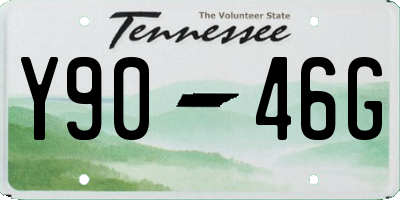 TN license plate Y9046G