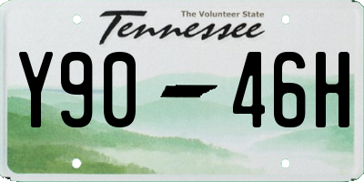 TN license plate Y9046H