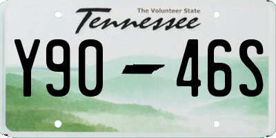 TN license plate Y9046S
