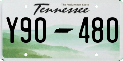 TN license plate Y9048O