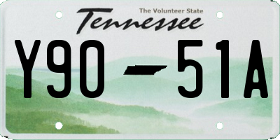 TN license plate Y9051A
