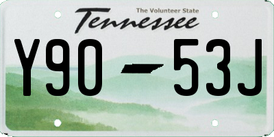 TN license plate Y9053J