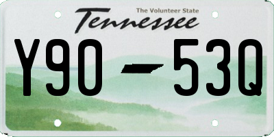 TN license plate Y9053Q