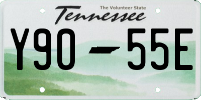 TN license plate Y9055E