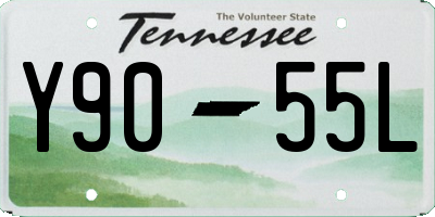 TN license plate Y9055L