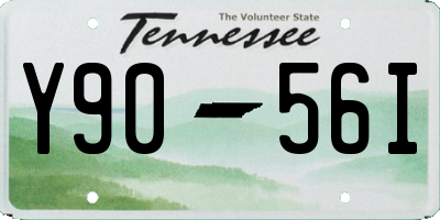 TN license plate Y9056I