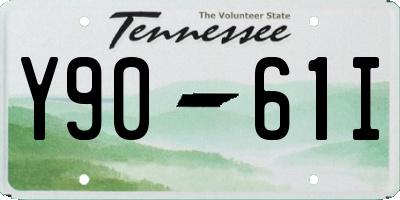TN license plate Y9061I