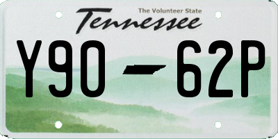 TN license plate Y9062P