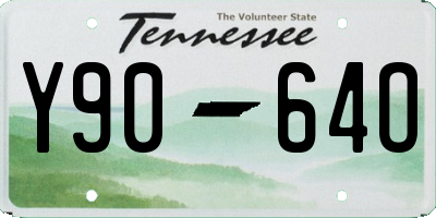 TN license plate Y9064O