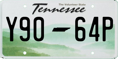 TN license plate Y9064P