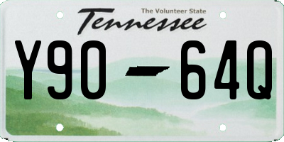 TN license plate Y9064Q