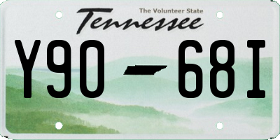 TN license plate Y9068I