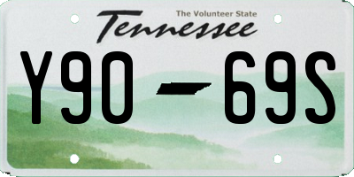 TN license plate Y9069S