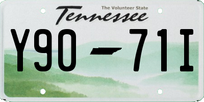 TN license plate Y9071I