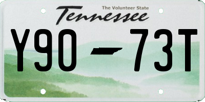 TN license plate Y9073T
