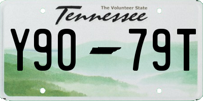 TN license plate Y9079T