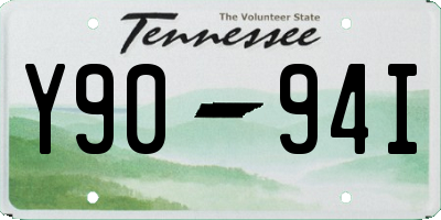 TN license plate Y9094I