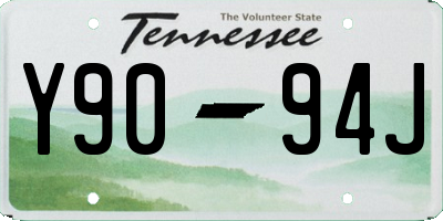 TN license plate Y9094J