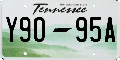 TN license plate Y9095A
