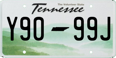 TN license plate Y9099J