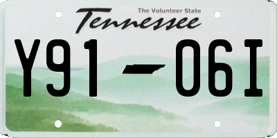 TN license plate Y9106I