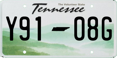 TN license plate Y9108G