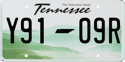 TN license plate Y9109R