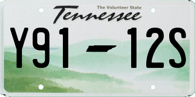 TN license plate Y9112S