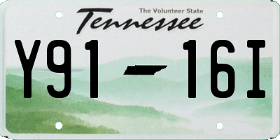 TN license plate Y9116I