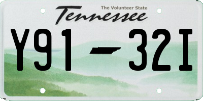 TN license plate Y9132I