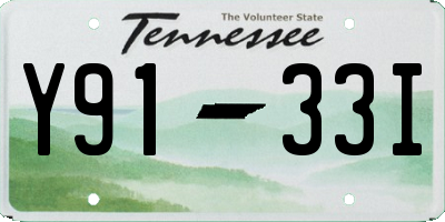 TN license plate Y9133I