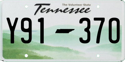 TN license plate Y9137O