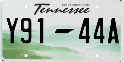 TN license plate Y9144A