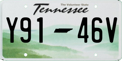 TN license plate Y9146V